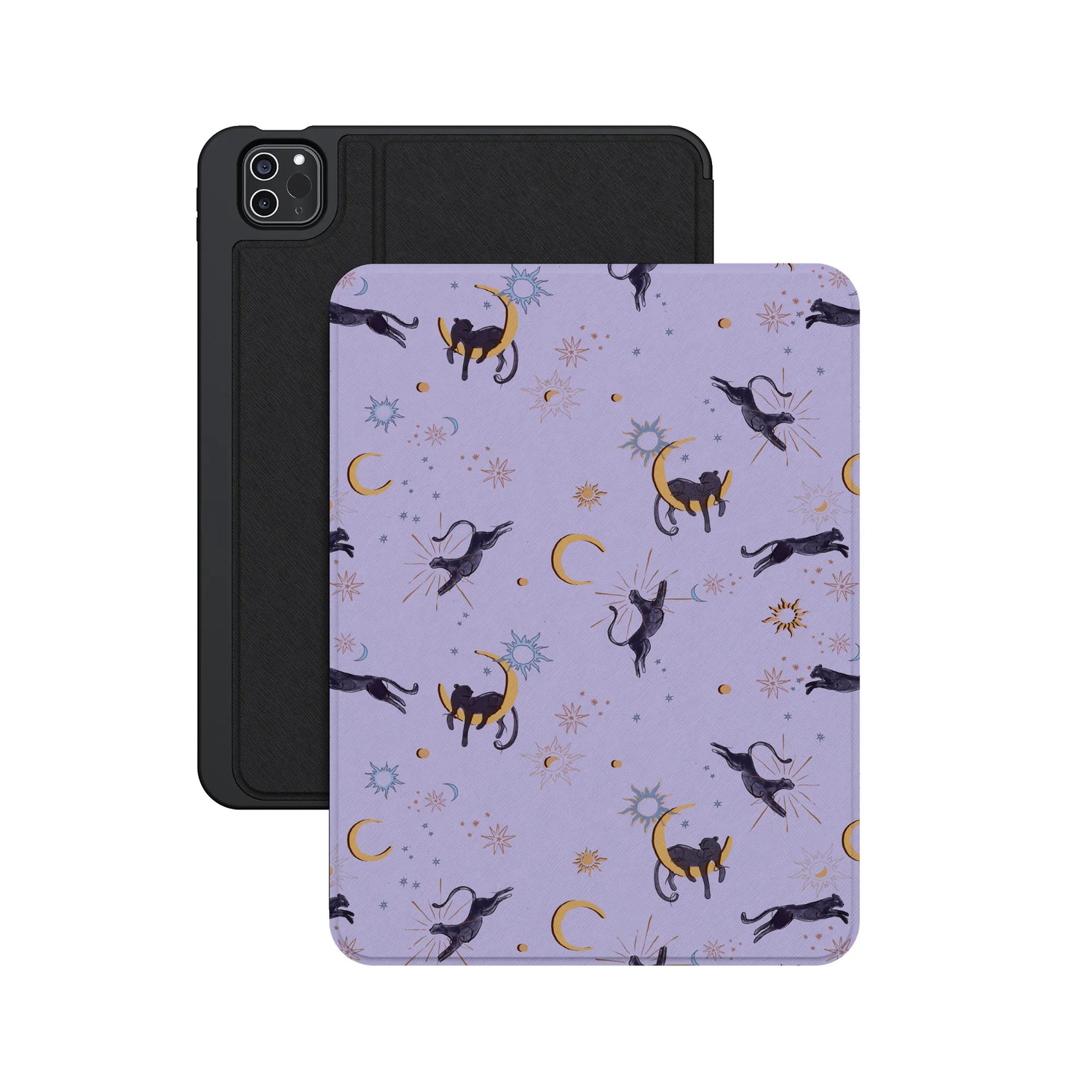 Spellbound | Celestial Black Cat iPad Case