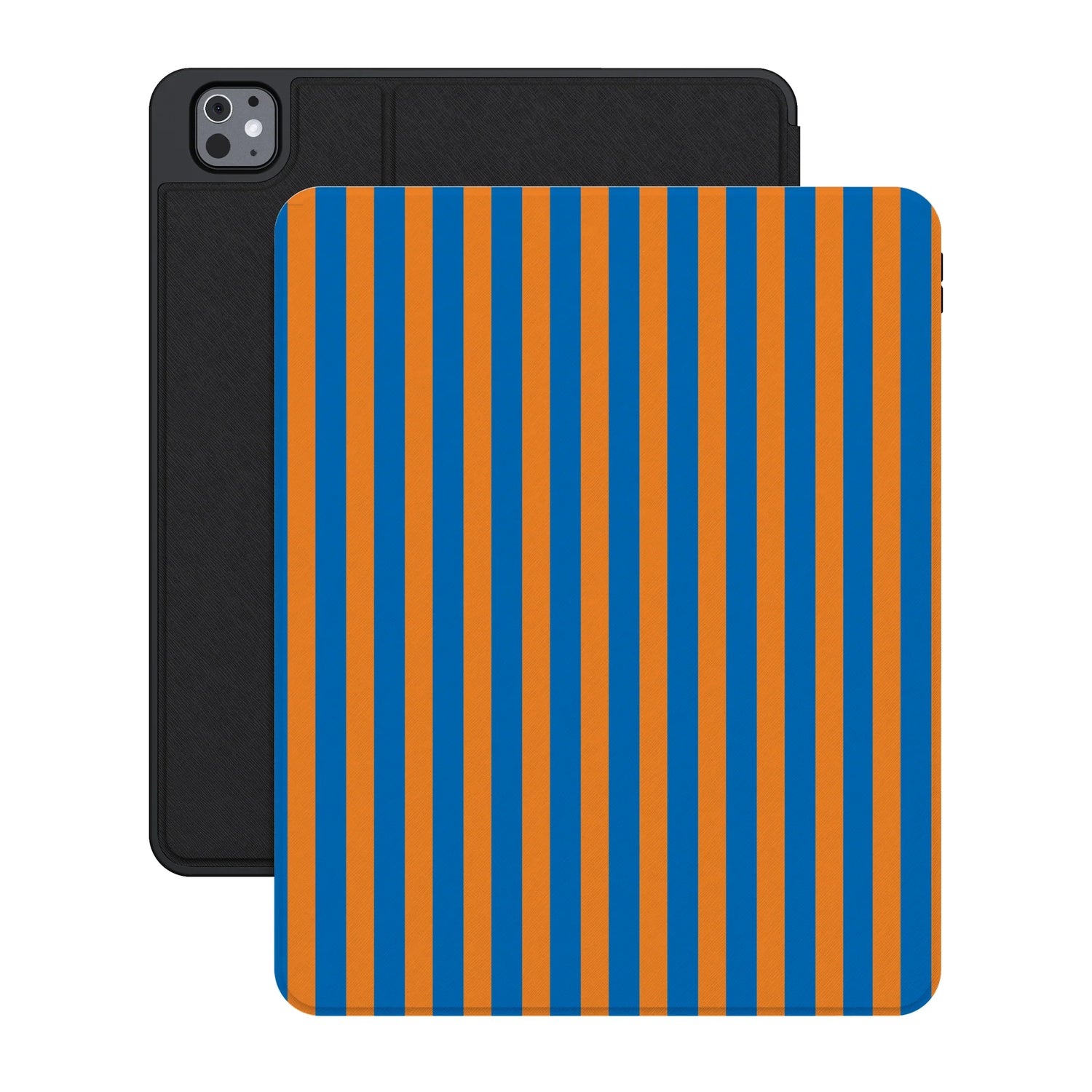 Go New York | Blue & Orange Stripes iPad Case