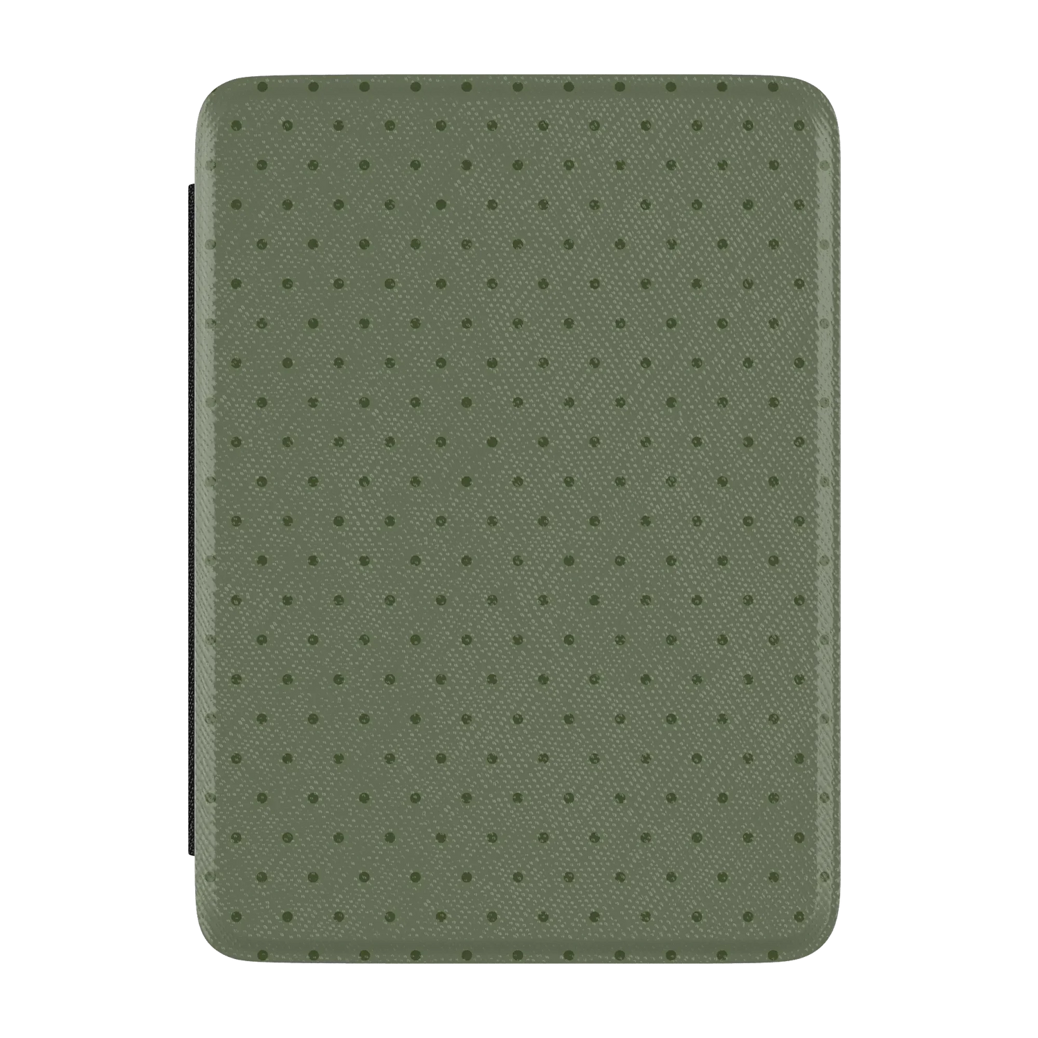 On the Dot | Olive Green Polka Dot Kindle Case