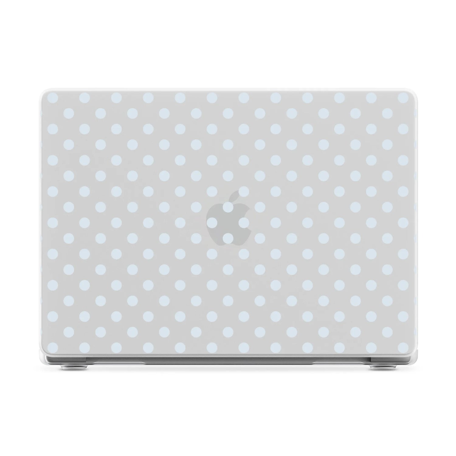 Spotted in SoHo | Light Blue Clear Polka Dot Laptop Shell