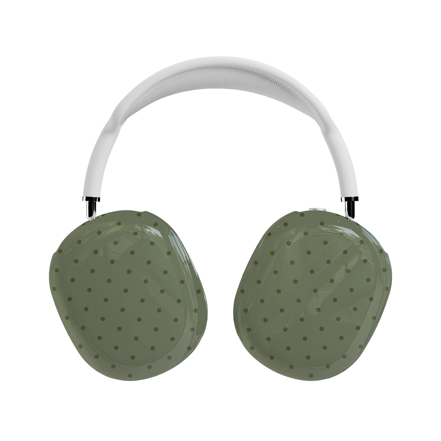 On the Dot | Olive Green Polka Dot AirPods Max Case