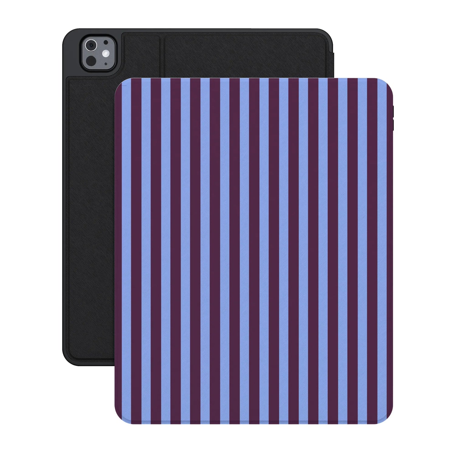 Perfect Stripes | Purple & Blue Stripes iPad Case