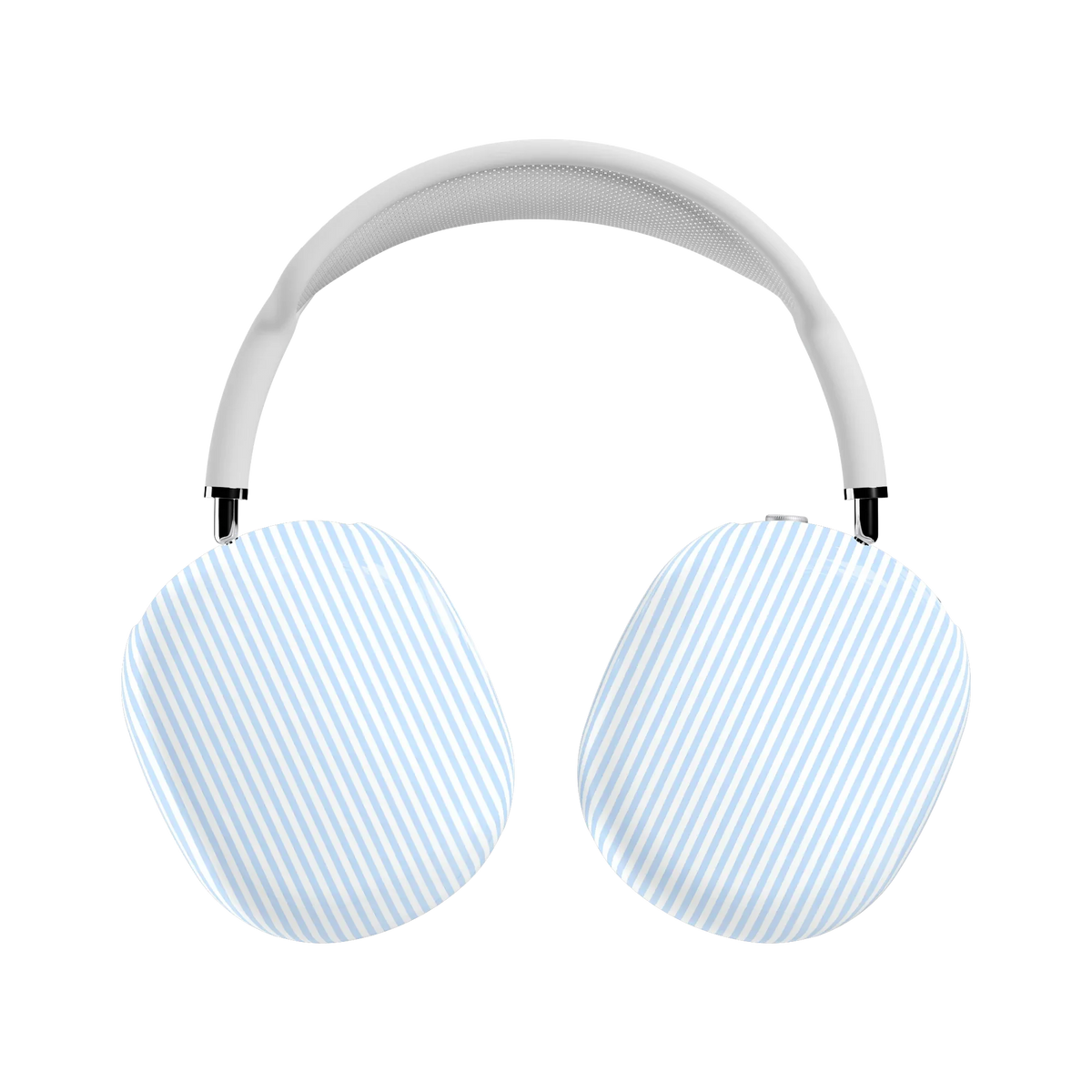 Stripes and the City | Light Blue Pinstripe AirPods Max Case