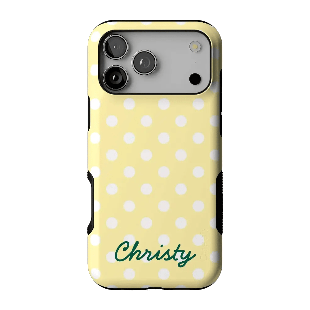 Spotted in SoHo | Yellow Polka Dot Case