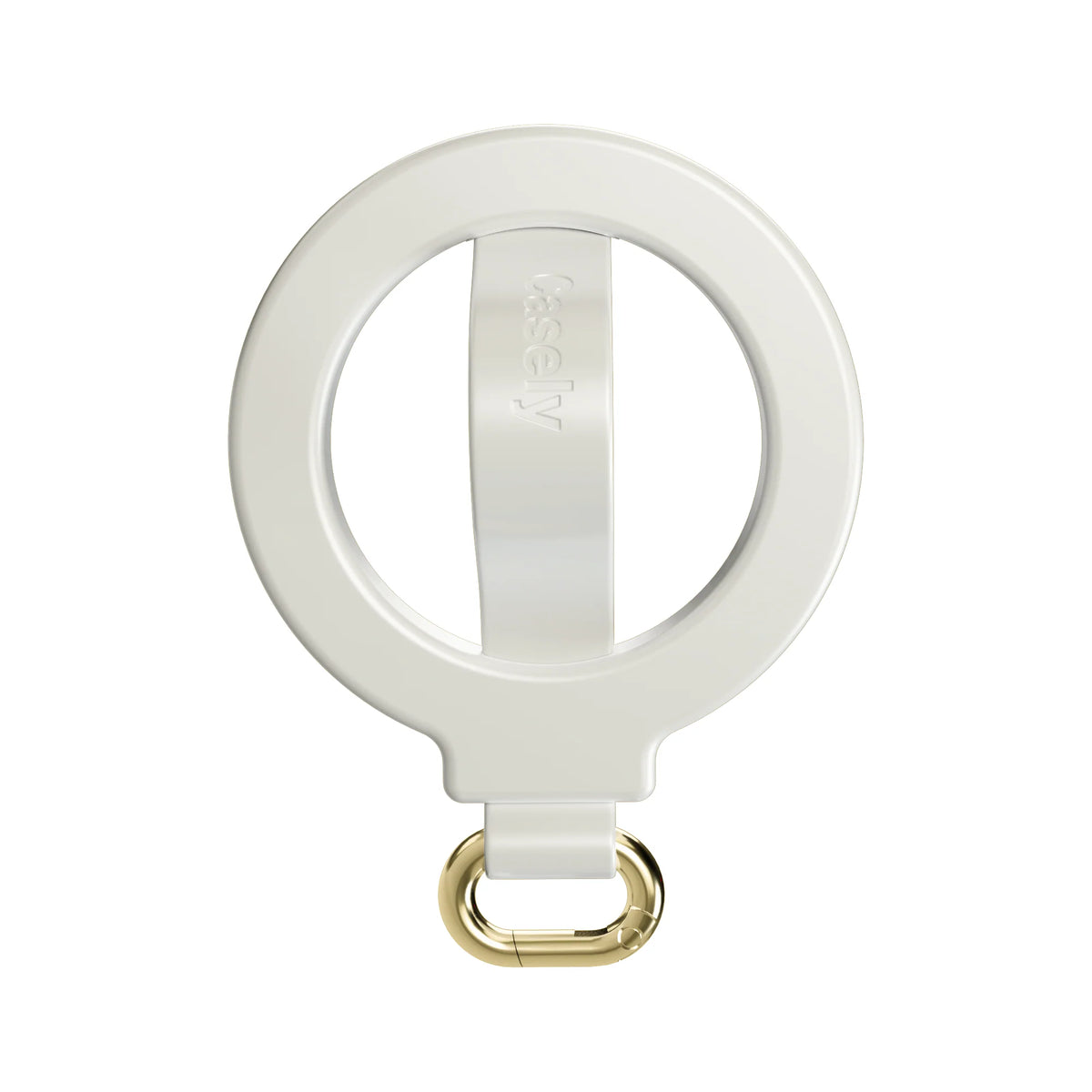 MagRing+ | Bone White Magnetic Adjustable Phone Ring with Keychain