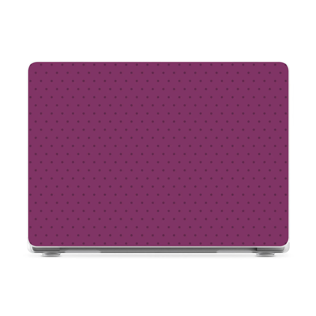 On the Dot | Plum Polka Dot Laptop Shell