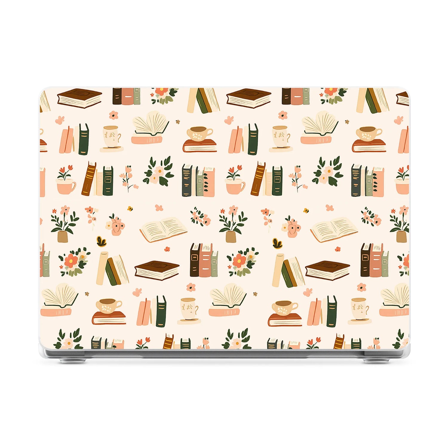 Cozy Fiction | Books & Blooms Laptop Shell