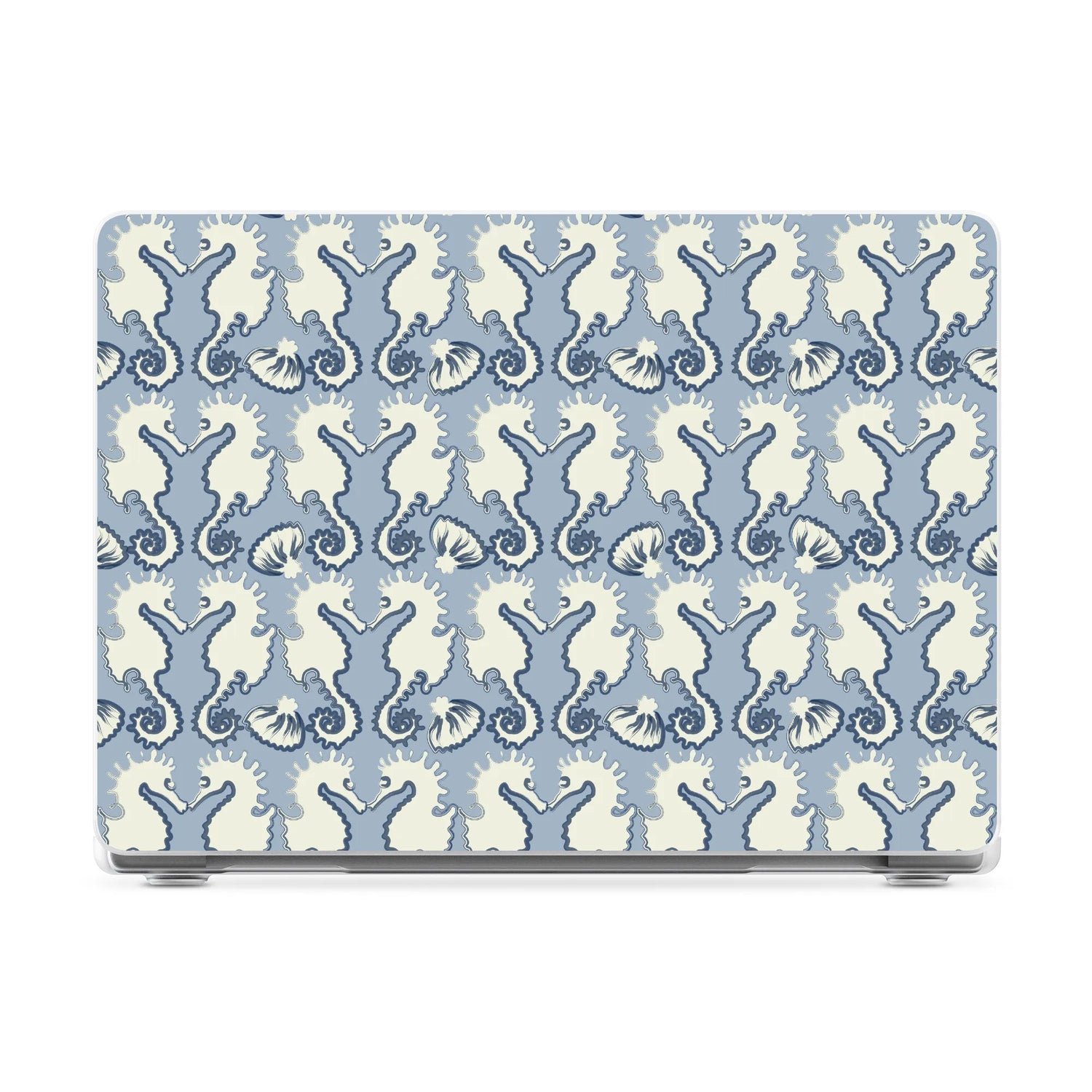 Seahorse Drift | Coastal Blues Laptop Shell
