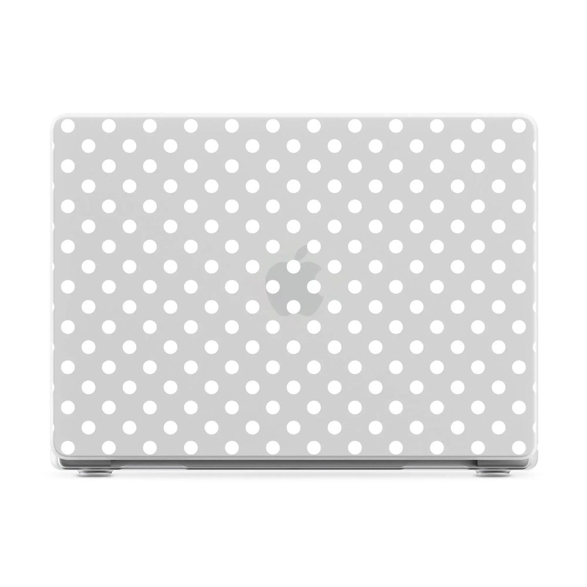 Spotted in SoHo | White Polka Dot Laptop Shell
