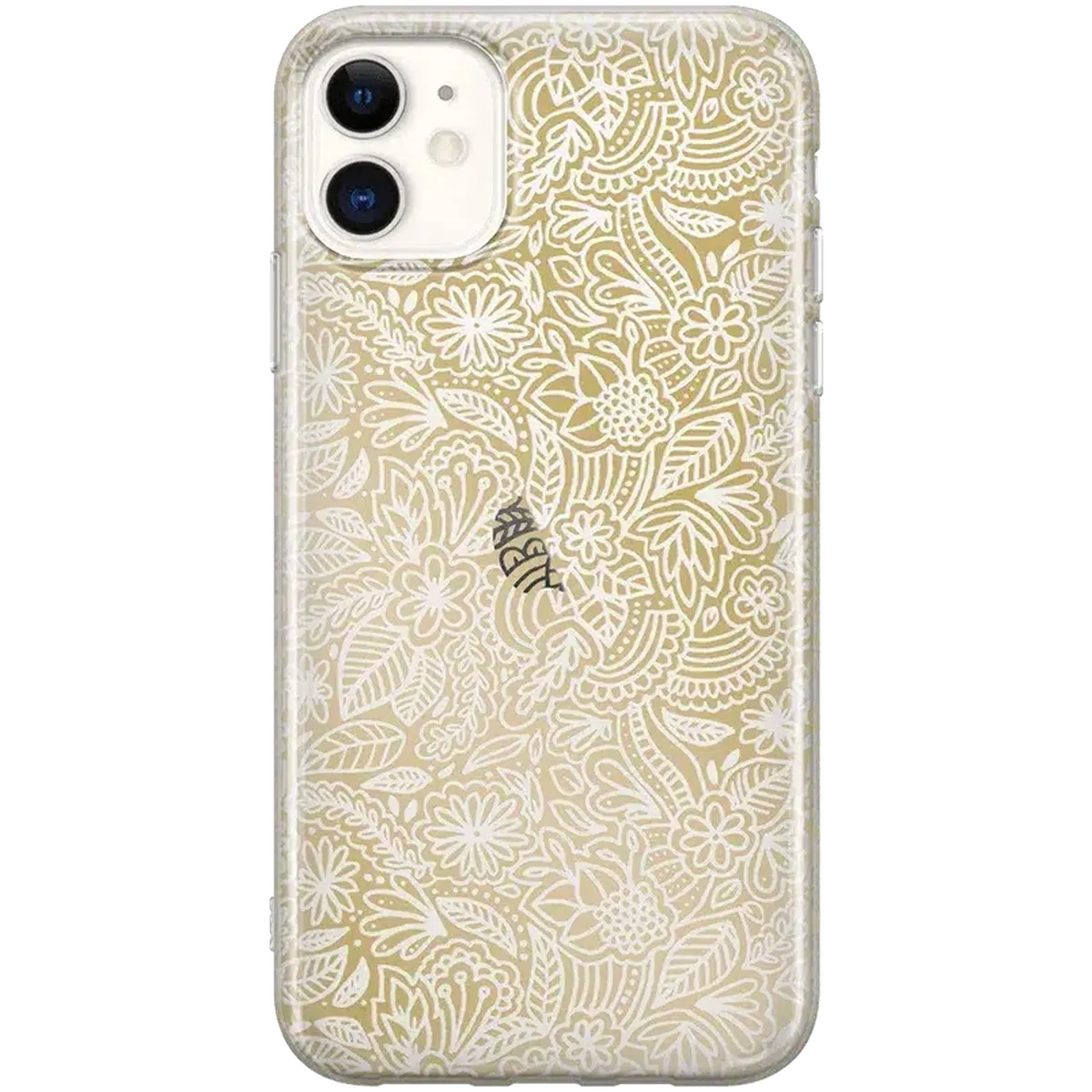 Floral Mandala | Rose Gold Clear Case
