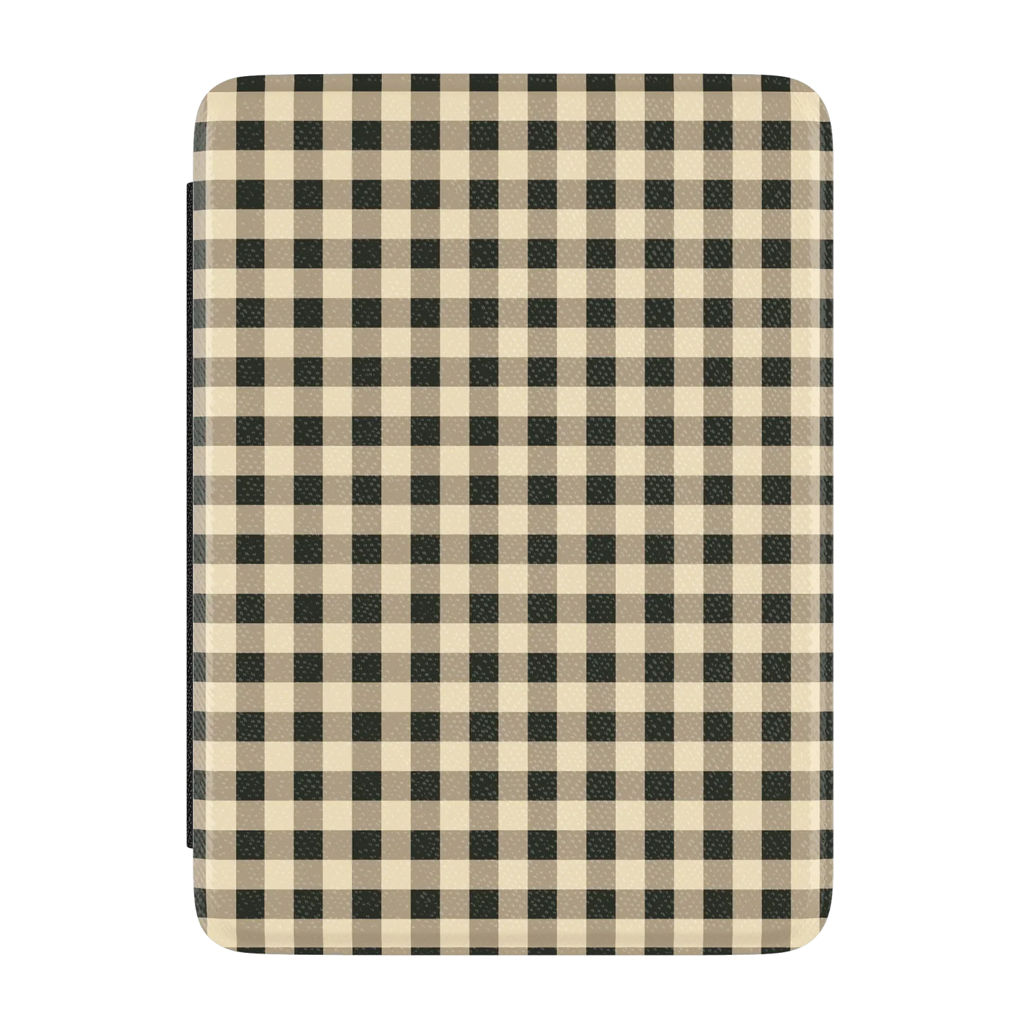 Cedar Lane | Black & Cream Gingham Kindle Case