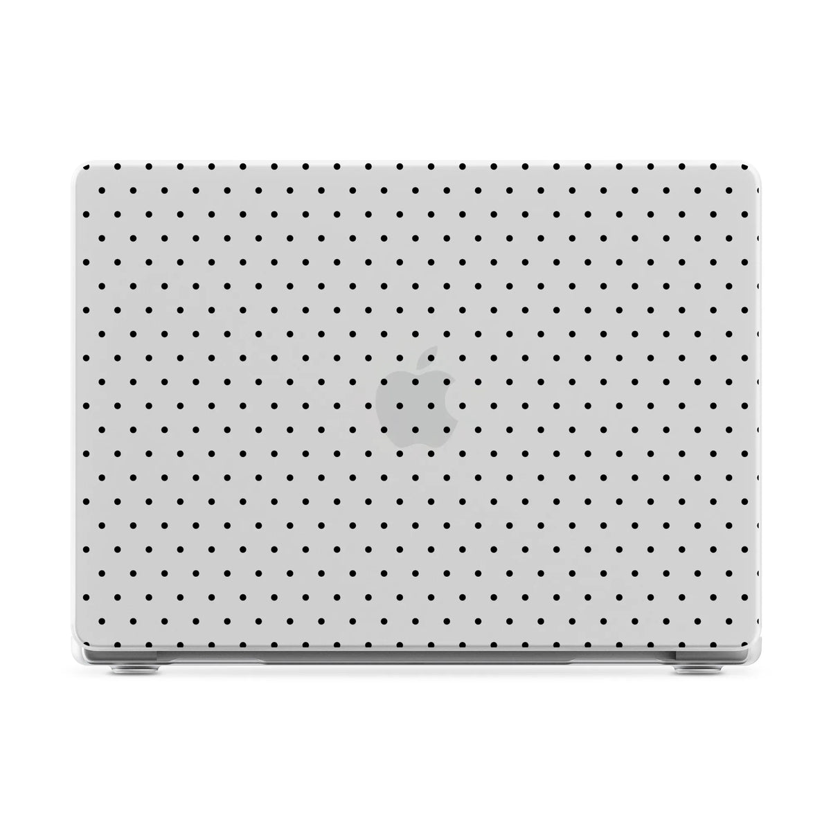 On the Dot | Black Polka Dot Laptop Shell