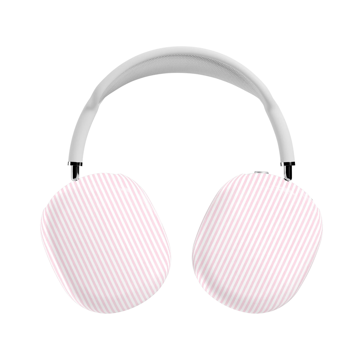 Stripes and the City | Light Pink Pinstripe AirPods Max Case