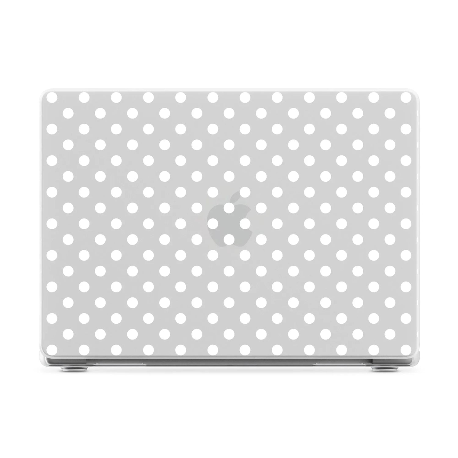 Spotted in SoHo | White Polka Dot Laptop Shell
